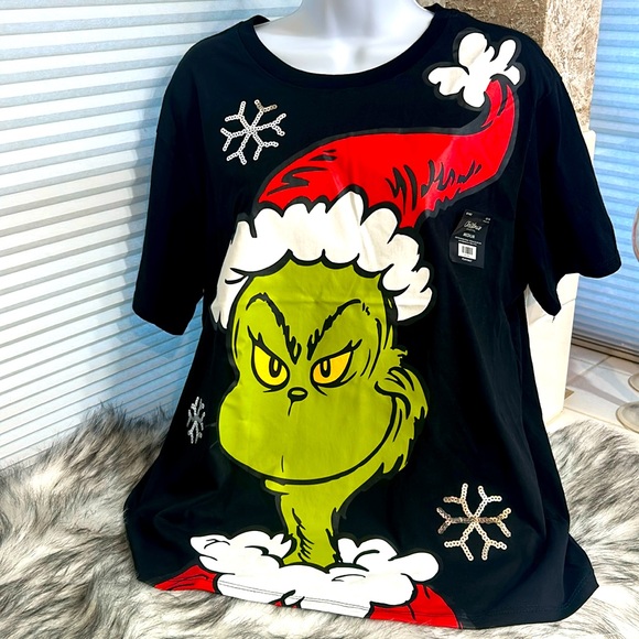 Grinch holiday top - Picture 1 of 1